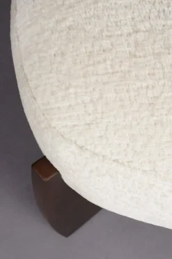 Fotpall 'Emilius' - Beige
