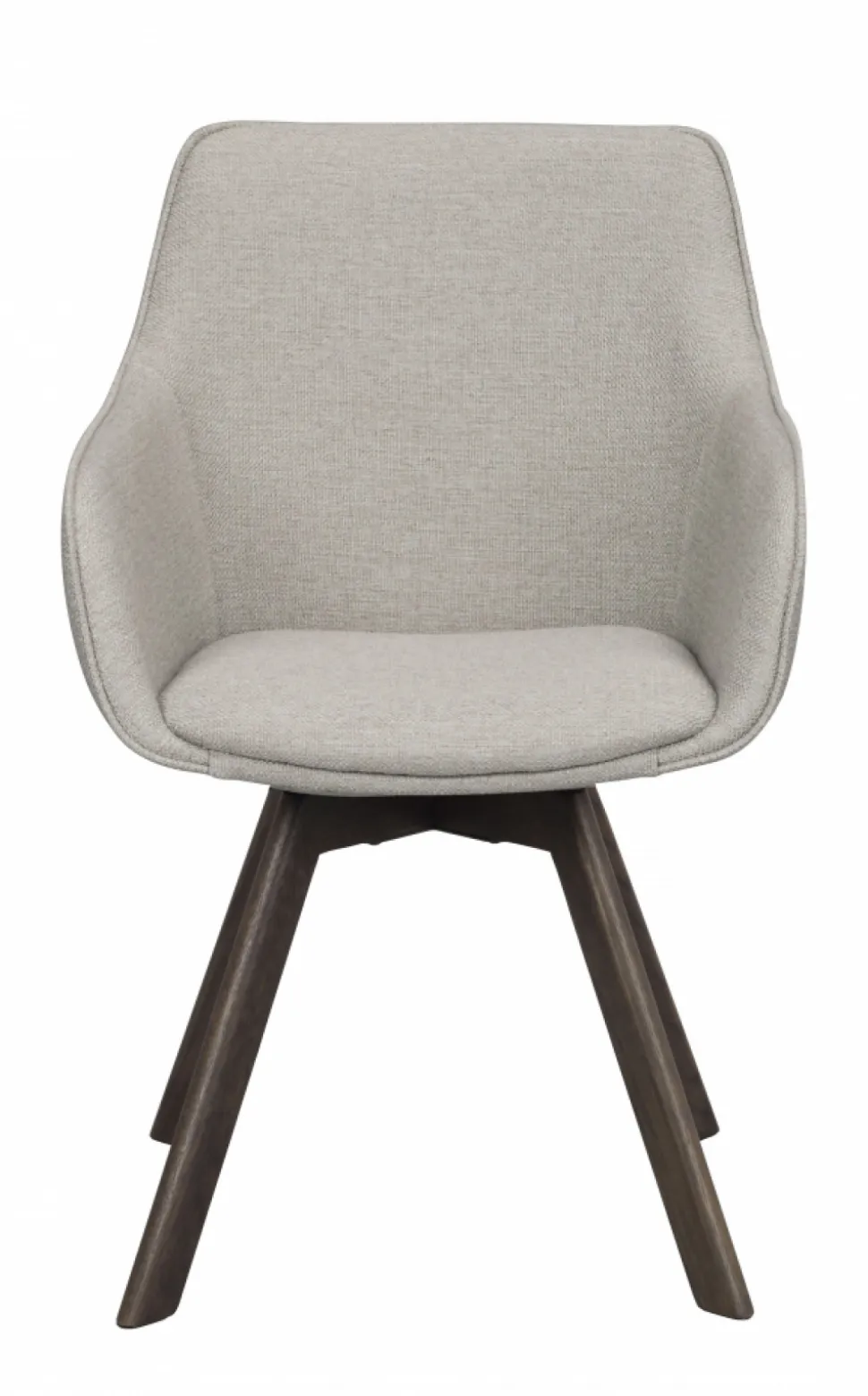 Karmstol 'Alison' - Beige/brun