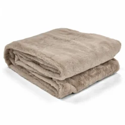 Pläd 'Aranga Super Soft Throw' 130x170cm - Brun