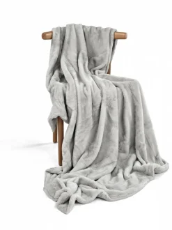Pläd 'Aranga Super Soft Throw' 130x170cm - Grå