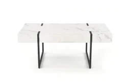 Soffbord 'Blanca' - Vit marmor