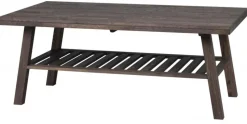 Soffbord 'Brooklyn' 130x75cm - Mörk brun