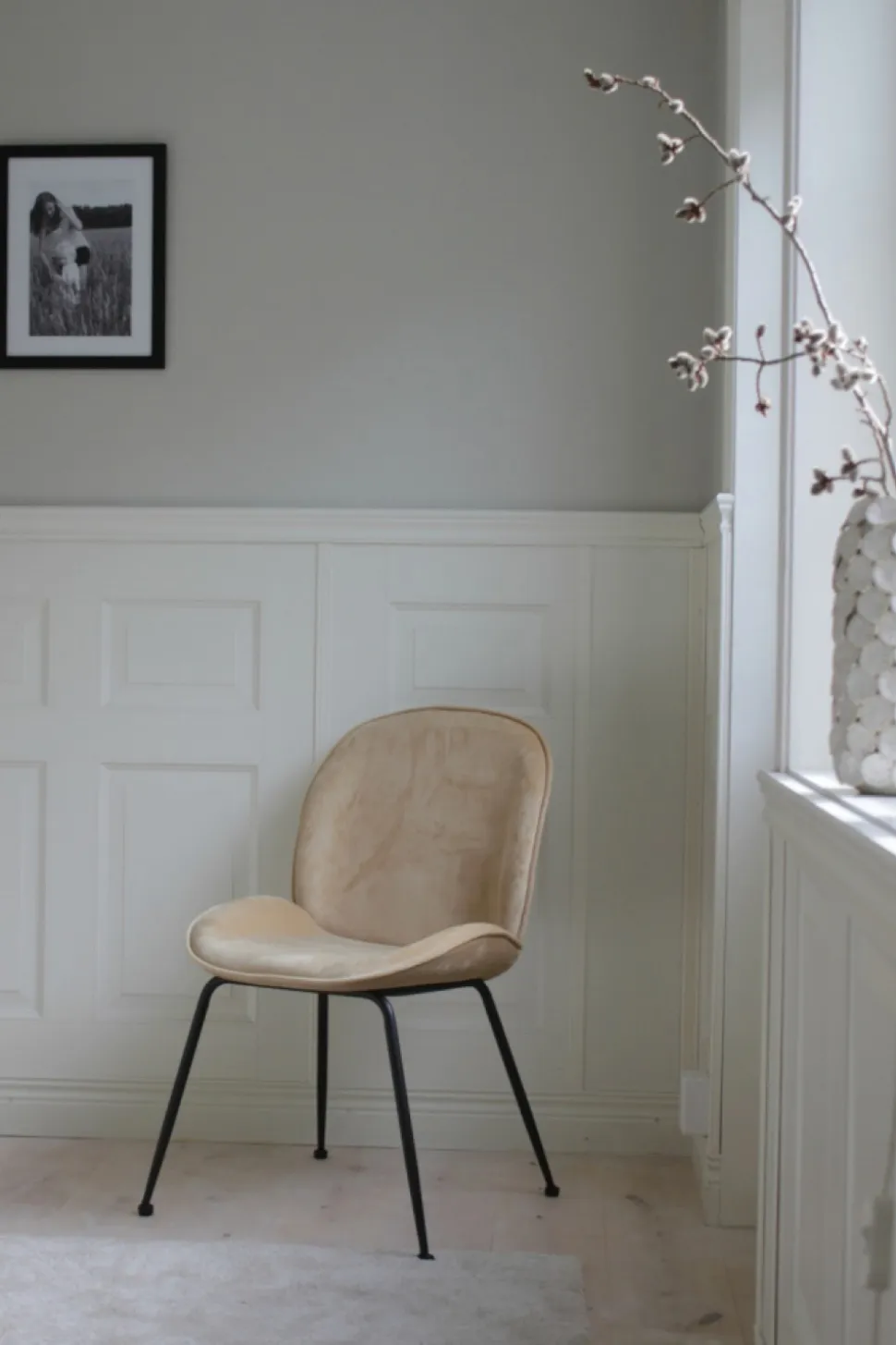 Stol 'Lux' - Sand/Svart