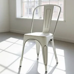 Stol 'Montmartre' - Vintage vit