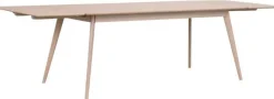 Tilläggsskiva 'Yumi' 45x90cm - Vitpigmenterad ek