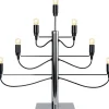 Adventsljusstake 'Milano' - Svart/Silver