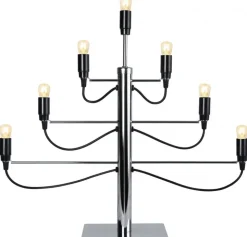 Adventsljusstake 'Milano' - Svart/Silver