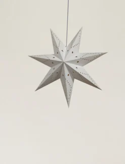 Adventsstjärna 'Skimra' 45cm - Vit