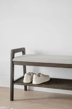 Bänk 'Inverness' - Brun/Beige