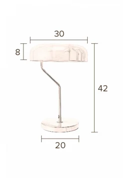 Bordslampa 'Eclipse' - Svart