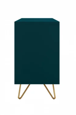 Byrå 'Elle' 120x70 - Turkos/Mässing