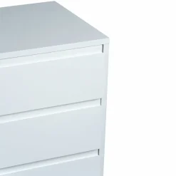 Byrå 'Elle' 120x70 - Vit/Mässing