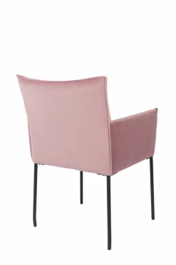 Fåtölj 'Dion' - Sammet/Rosa