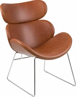 Fåtölj 'Hushum' 85cm - Brun