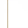 Golvlampa 'Creme Satin' - Mässing