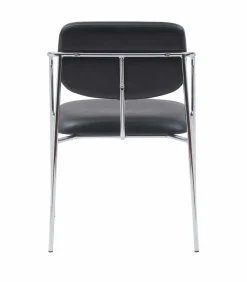 Karmstol 'Ebba' - Svart/Silver