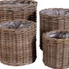 Korgar 'Bogor' 4-pack - Natur