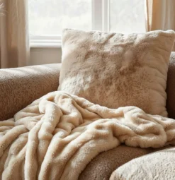 Kuddfodral 'Aranga Bubble' 45x45cm - Beige