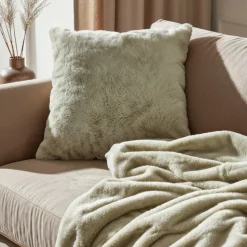 Kuddfodral 'Aranga Super Soft' 45x45cm - Ljusgrön