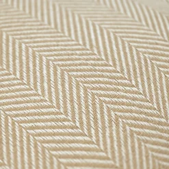 Kuddfodral 'Denisa Fishbone' 45x45cm - Beige/vit