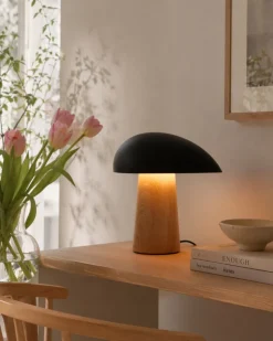 Lampa 'Karlskrona' - Natur/Svart