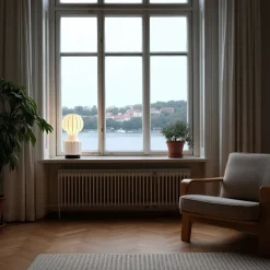 Lampa 'Senigallia' S - Vit/Svart