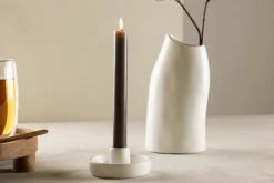 Ljusstake 'Arno' - Vit