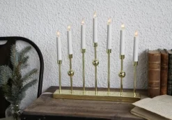 Ljusstake 'Gustavo' - Mässing
