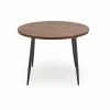 Matbord 'Barry' Runt 105cm - Natur/svart