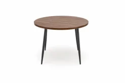 Matbord 'Barry' Runt 105cm - Natur/svart