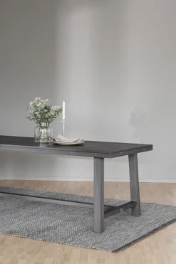 Matbord 'Brooklyn' 220x95cm - Mörkbrun