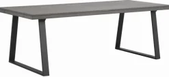 Matbord 'Brooklyn' 220x95cm - Mörkbrun/U-ben