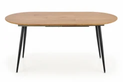 Matbord 'Colorado' 120-160cm - Natur/svart