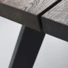 Matbord 'Fred' - Brun/Svart 240x100cm