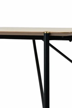 Matbord 'Hornstull' 160x90cm - Ek/Svart