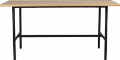 Matbord 'Line' - Ek/Svart 160x90cm
