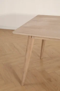 Matbord 'Line' 180x90 cm - Vitpigmenterad