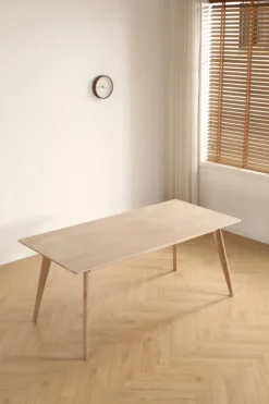 Matbord 'Line' 180x90 cm - Vitpigmenterad