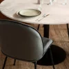 Matbord 'Marbleous' Runt 120cm - Vit