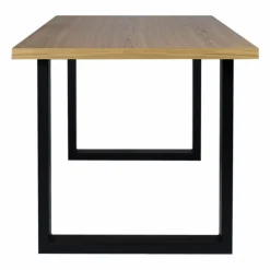 Matbord 'Radus' 140x85cm - Ek/Svart