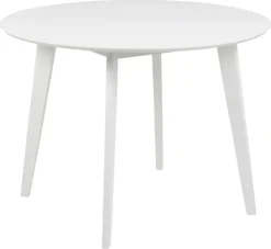 Matbord 'Ärsjö' Runt 105cm - Vit