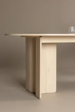 Matbord 'Tranemo' Ovalt 220x100x75cm - Vit