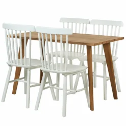 Matgrupp 'Nordisk Elsa' - 1 Bord & 4 Stolar