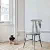 Pinnstol 'Elsa' - Mörkgrå/Silvergrå