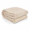 Pläd 'Aranga Super Soft Throw' 130x170cm - Beige