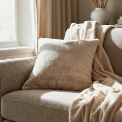 Pläd 'Aranga Super Soft Throw' 130x170cm - Beige