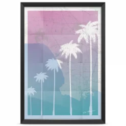 Poster 'The Palm Trees A4'