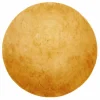Rund matta 'Aranga Super Soft' - Orange