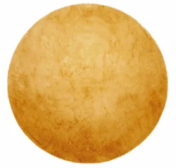 Rund matta 'Aranga Super Soft' - Orange