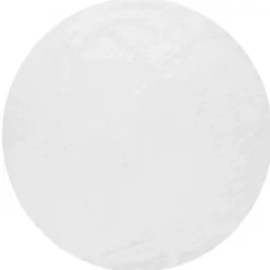 Rund matta 'Aranga Super Soft' - Vit